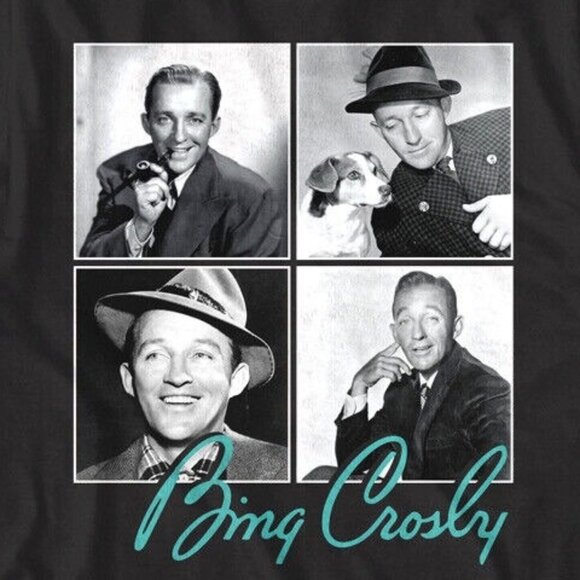 Bing Crosby Signature Photo Autograph Classic Music Legend Graphic Unisex 05 - Picture 2 of 5